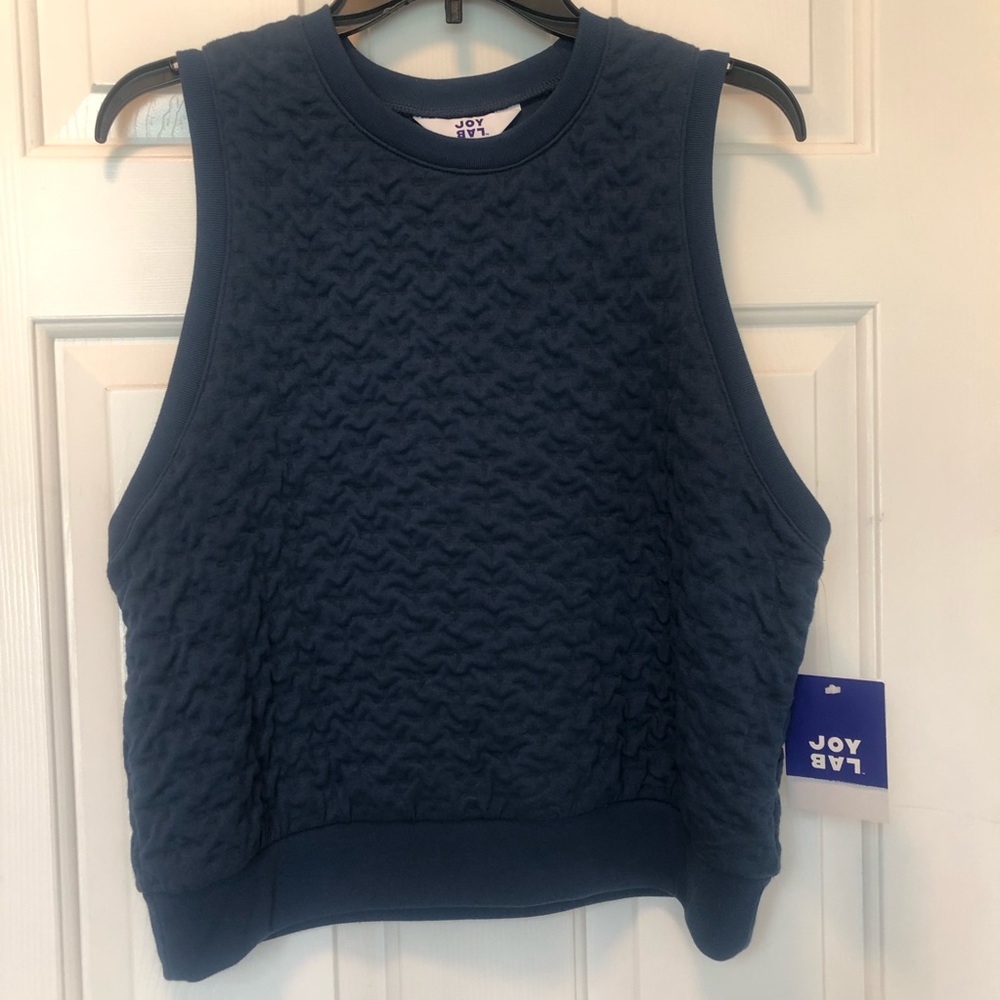 NWT Joy Lab Blue Quilted Top